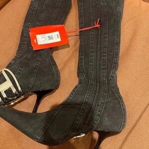 Diesel Red and White Tag